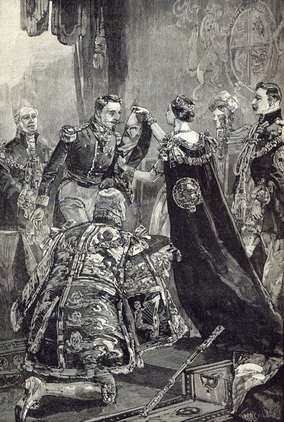La regina investe l
